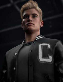 AJC College Times Jacket for Genesis 8 and 8.1 Males