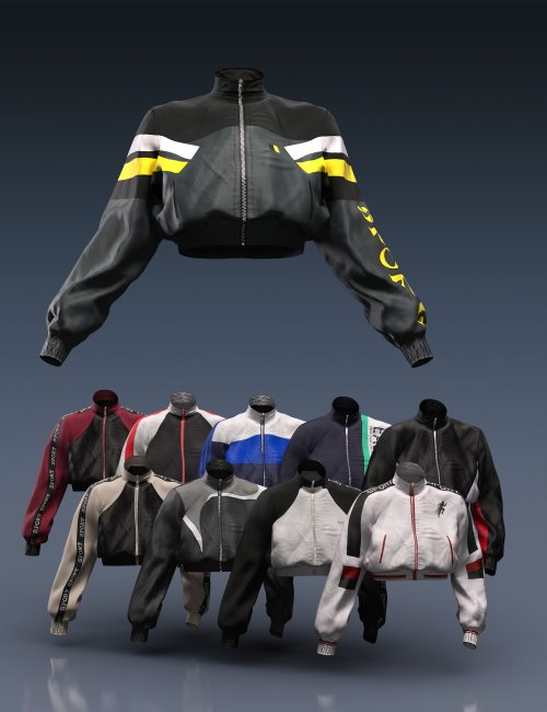 Sport Suit dForce Jacket for Genesis 8 and 8.1 Female