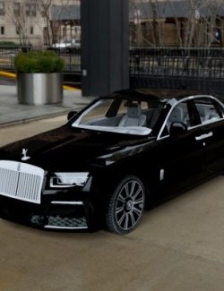 Black Rolls Royce Ghost