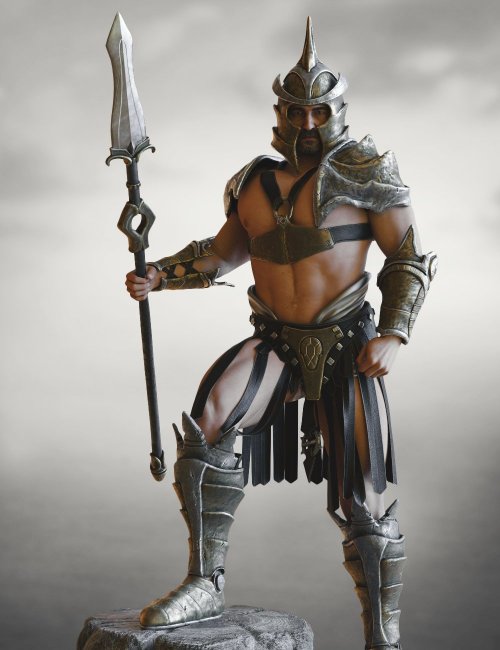 dForce Ares War Outfit for Genesis 8 and  Male