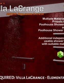 ThoCra's Villa LaGrange - Addon - Poolhouse Shower