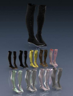Shooting Star Boots for Genesis 8 and 8.1 Females