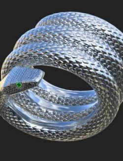 Wrist Bangle Snake for Genesis 8 Female