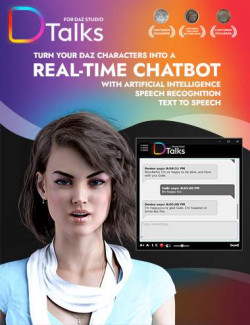 D-Talks!- Realtime Talking Chatbot for Daz Characters