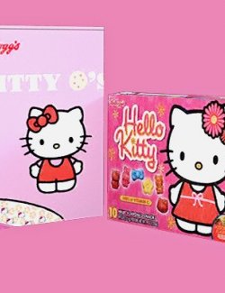 Hello Kitty Cereal and Fruit Snacks