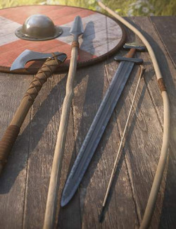 Viking Props and Poses for Genesis 8.1