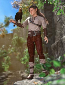 Rogue Elf Outfit for Genesis 8 and 8.1 Males