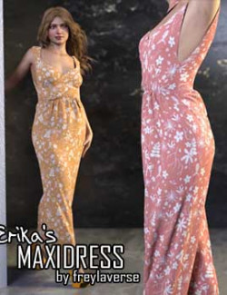 Erika's Maxidress for Genesis 3 and 8 Female