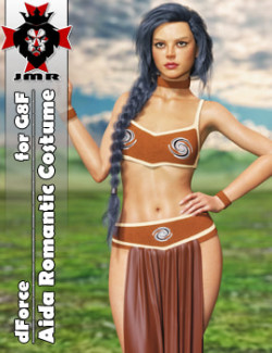 JMR dForce Aida Romantic Costume for G8F