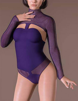 Cora Body Suit Outfit for Genesis 8 and 8.1 Females