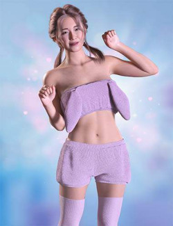 dForce Alani Kawaii Bunny Outfit for Genesis 8 and 8.1 Females