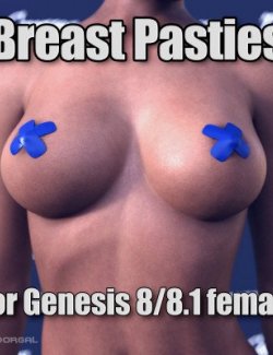 Breast Pasties for Genesis 8-8.1 female