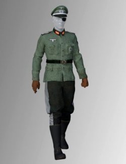 COD WW 2 German Axis Uniform for Genesis 8 Male