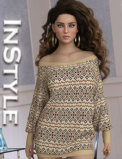 InStyle - Roxy Sweatshirt Dress for G8 and G8.1 Females