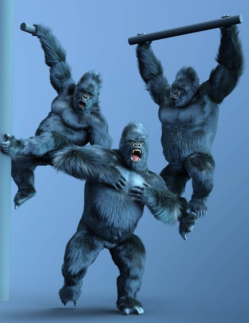 Gorilla cheers up her human friend by – ahem – 'apeing' his glum pose |  Metro News