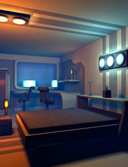 Sci-Fi room kit for Daz Studio