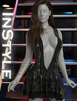 InStyle- Georgina Dress & Panty for G8 and G8.1 Females