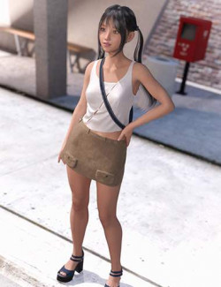 dForce Summer After Work Outfit for Genesis 8 and 8.1 Females