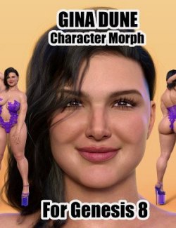 Gina Dune Character Morph for Genesis 8 Female