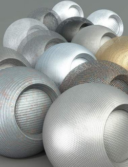 Embossed and Perforated Metal- Iray Shaders