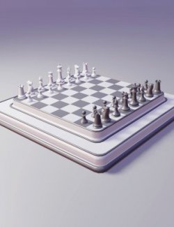 Chess Board with Figures