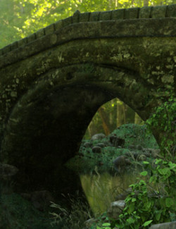 3d Scenery: River End Bridge