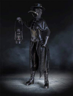 Halloween Plague Doctor Outfit for Genesis 8 and 8.1 Females