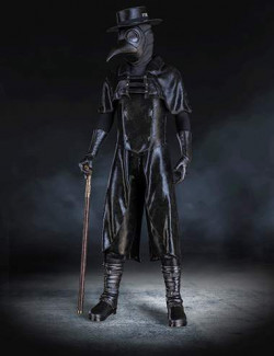 Halloween Plague Doctor Outfit for Genesis 8 and 8.1 Males