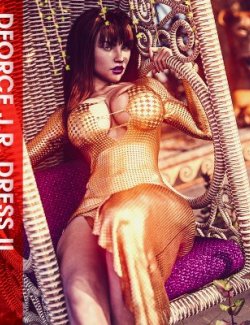 dForce JR Dress II for Genesis 3 and 8 Female