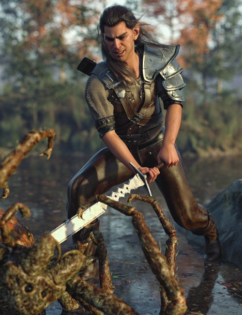 male elven fighter