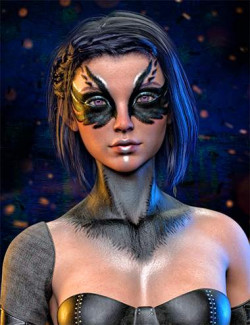 FPE Crow Geoshell Makeup for Genesis 8.1 Female