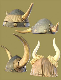 Warrior's Horn Helmets for Genesis 8