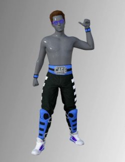 MK Johnny Cage Outfit for Genesis 8 Male