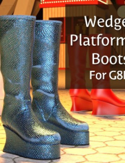 Wedge Platform Boots for G8F