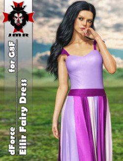 JMR dForce Eilir Fairy Dress for G8F