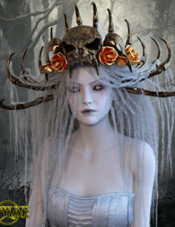 Prae-Swamp Witch Hair For G8F Daz