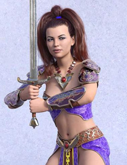 EF Warrior Poses for Charming Defender for Genesis 8.1 Females