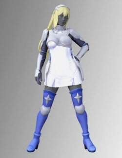 Dungeon Ni Dai Aiz Outfit for Genesis 8 Female