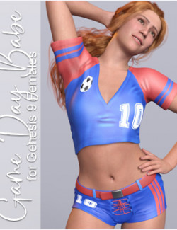 Sports Diva Outfit for Genesis 8 Female(s)