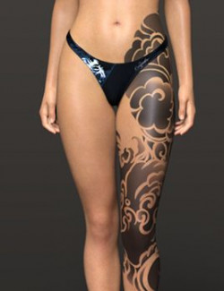 JMaki's Female Tattoo Set 03 for Genesis 8/8.1