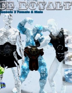Ice Royalty Textures for Genesis 3 Male and Female