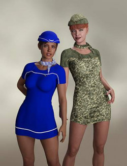 dForce Fantasy Hostess Outfit Texture Add-on