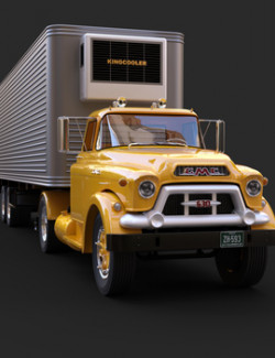 GMC SEMI-TRAILER 1955-1957 for DAZ Studio