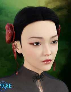 Prae-Odango Hair For G8 Daz