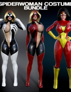 Spiderwoman Costume Bundle G8F-G8.1F