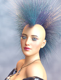 HF Prystine Add-Ons: Hair for Genesis 8 Female