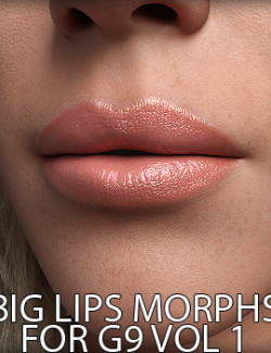 Big Lips Morphs for Genesis 9 Vol 1  a Merchant Resource