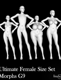 Ultimate Female Size Set Morphs G9