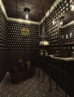 LBLC Steampunk Bathroom