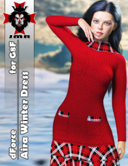 JMR dForce Aira Winter Dress for G8F